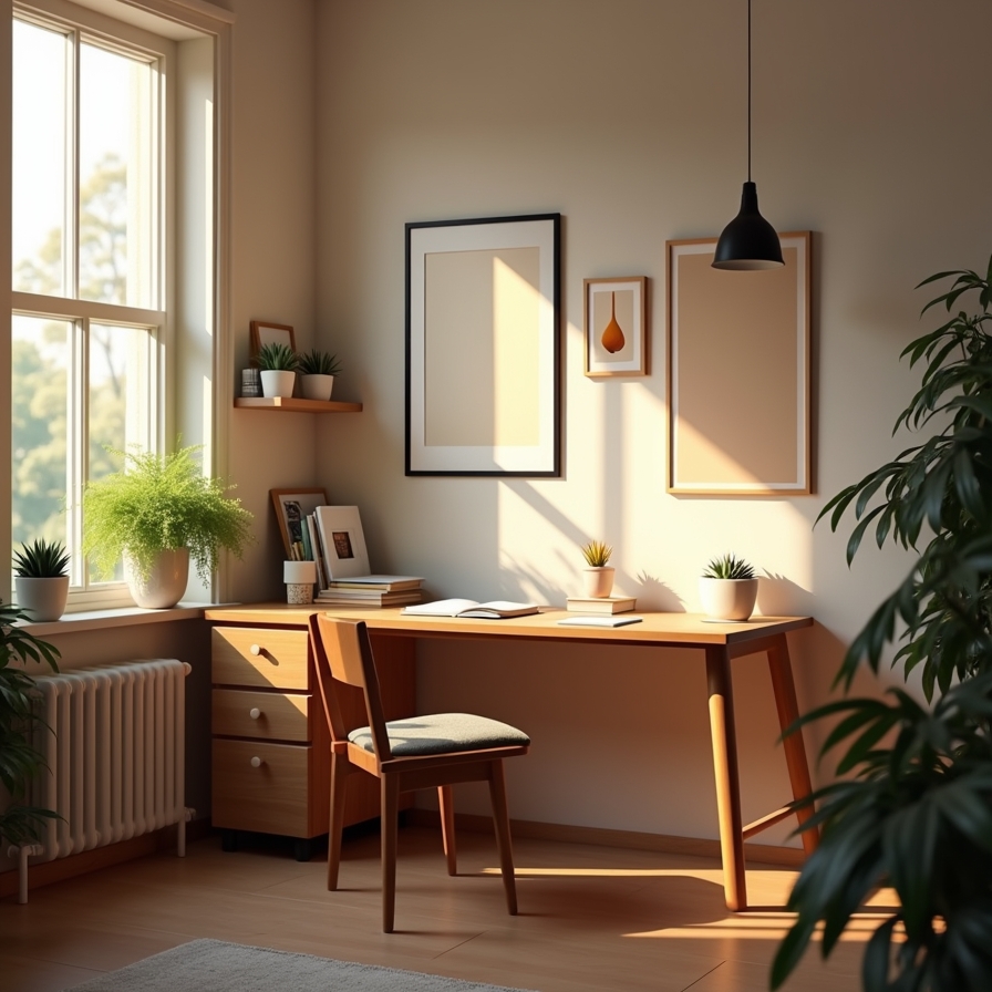 Tranquil studio space